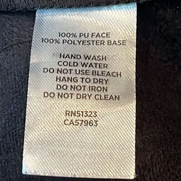 Halogen vegan leather wide leg pants size 10 - Picture 7 of 12